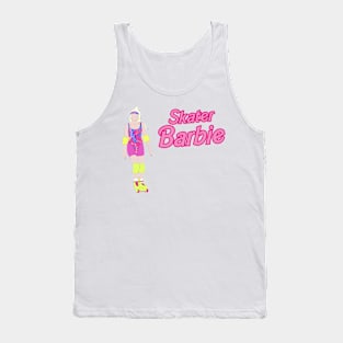 Skater Barbie Rollerblades Tank Top